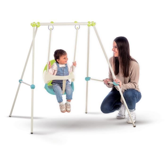 Smoby Portico Metal 1a età Baby Swing - altezza 120 cm - sicurezza arceau - Disponibile in 3-4 giorni lavorativi