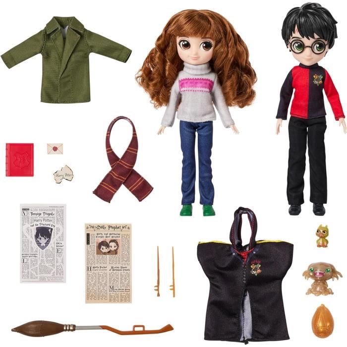 Wizarding World - Scatola per bambole deluxe 20 cm HARRY E HERMIONE - Disponibile in 3-4 giorni lavorativi Spin Master