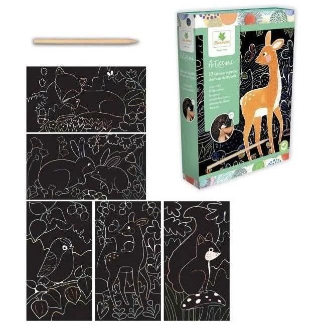 Artissimo - PM Scratch Art - Forest Animals - Disponibile in 3-4 giorni lavorativi