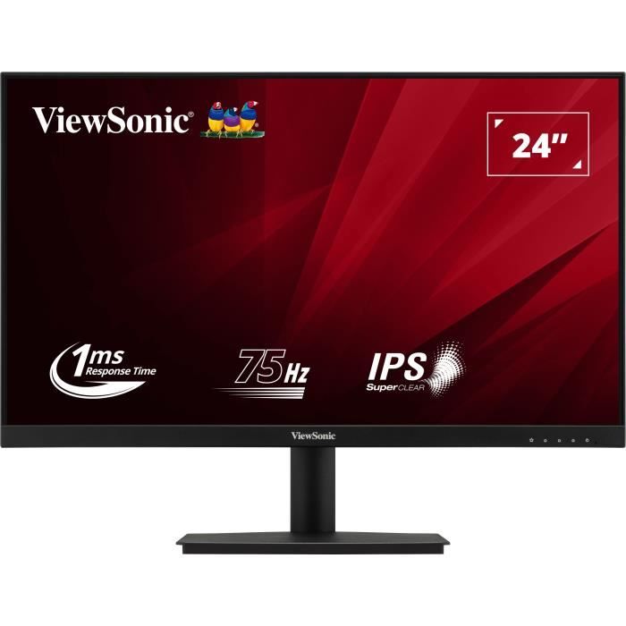 Schermo PC - VIEWSONIC - VA240-H-2 - 24 FHD - Pannello IPS - 1 ms - 75 Hz - HDMI / VGA - Disponibile in 3-4 giorni lavorativi