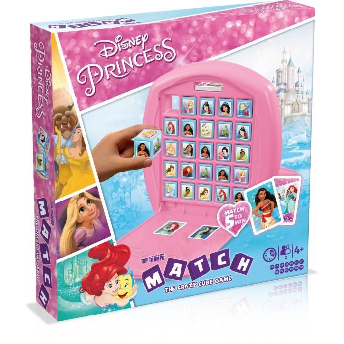 Disney Princess Match - Plateau Game - Mosse vincenti - Disponibile in 3-4 giorni lavorativi