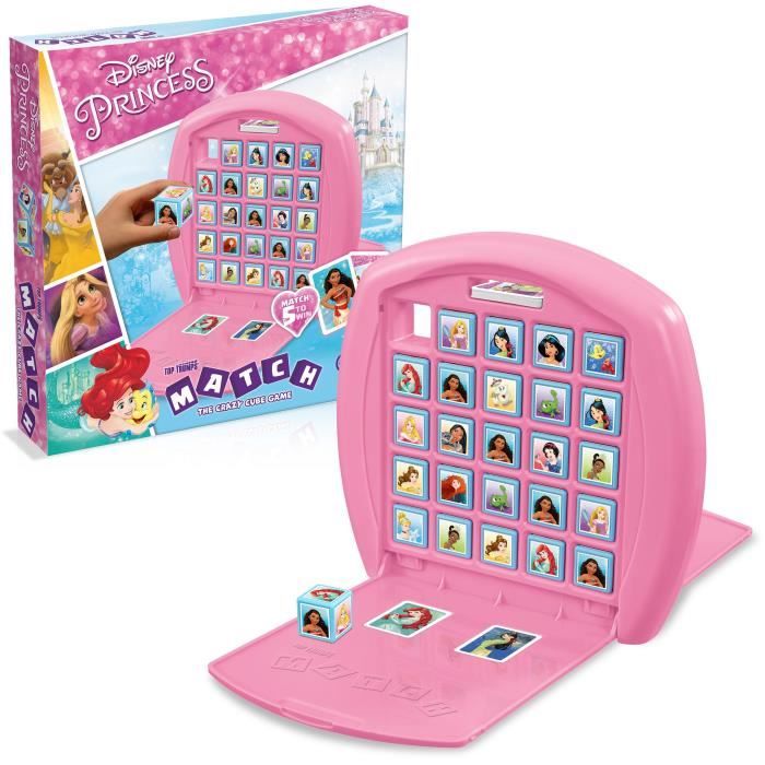 Disney Princess Match - Plateau Game - Mosse vincenti - Disponibile in 3-4 giorni lavorativi