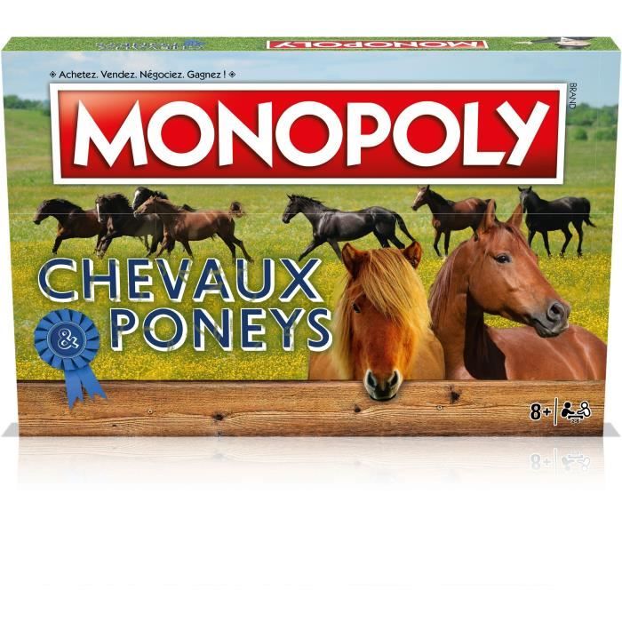 Cavalli e pony monopoly - gioco altopiano - mosse vincenti - Disponibile in 3-4 giorni lavorativi