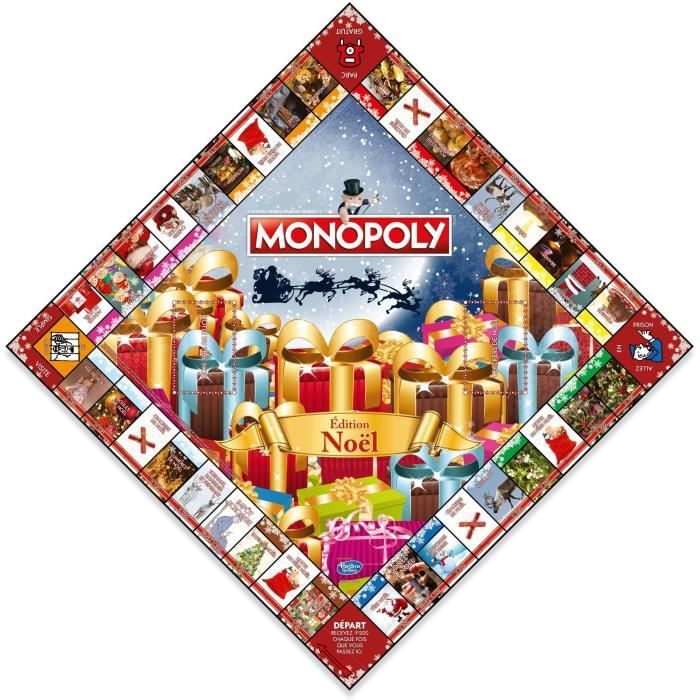 MONOPOLY Natale - Gioco da tavolo - MOSSE VINCENTI - Disponibile in 3-4 giorni lavorativi