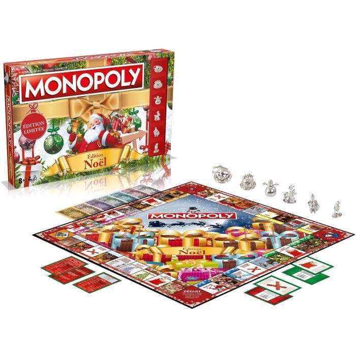 MONOPOLY Natale - Gioco da tavolo - MOSSE VINCENTI - Disponibile in 3-4 giorni lavorativi