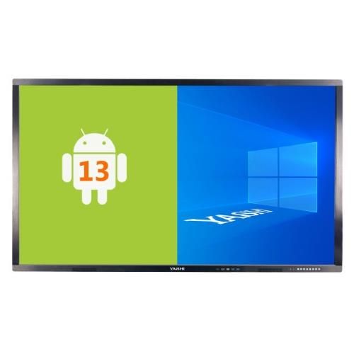 Monitor Touch Nuovo MONITOR INTERATTIVO TOUCH YASHI 65" LY6510 LCD 4K TYPE-C 4GB RAM ANDROID 13, staffa a muro inclusa - Disponibile in 3-4 giorni lavorativi