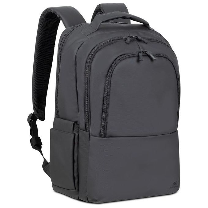 Rivacase Zaino per Notebook da 15.6''-16'' Eco in Plastica Riciclata Nero - Disponibile in 3-4 giorni lavorativi