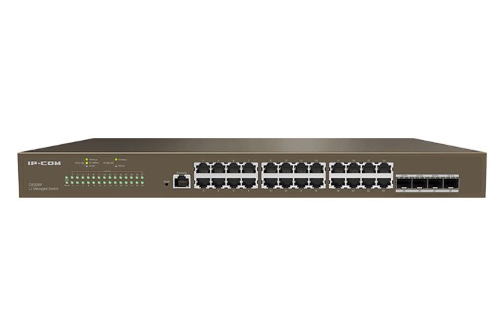 SWITCH IP-COM G5328F 24P GIGABIT+4P SFP 1P Console, L3 Cloud Managed - Disponibile in 3-4 giorni lavorativi