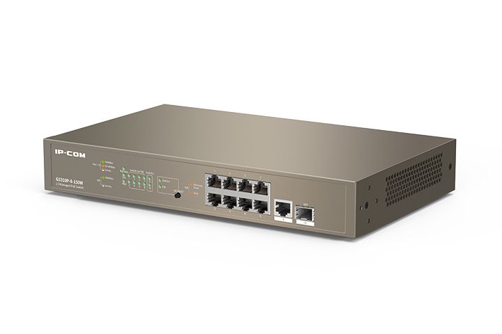 SWITCH IP-COM G5310P-8-150W 9P GIGABIT Base-T 1P 1000 Base-X SFP LAYER 3 MANAGED PoE budget:130W - Disponibile in 3-4 giorni lavorativi