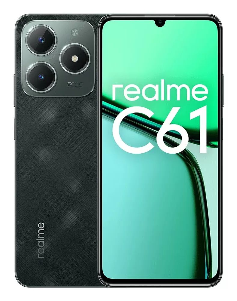 Realme C61 6+256GB 6.74" DS Dark Green ITA - Disponibile in 2-3 giorni lavorativi