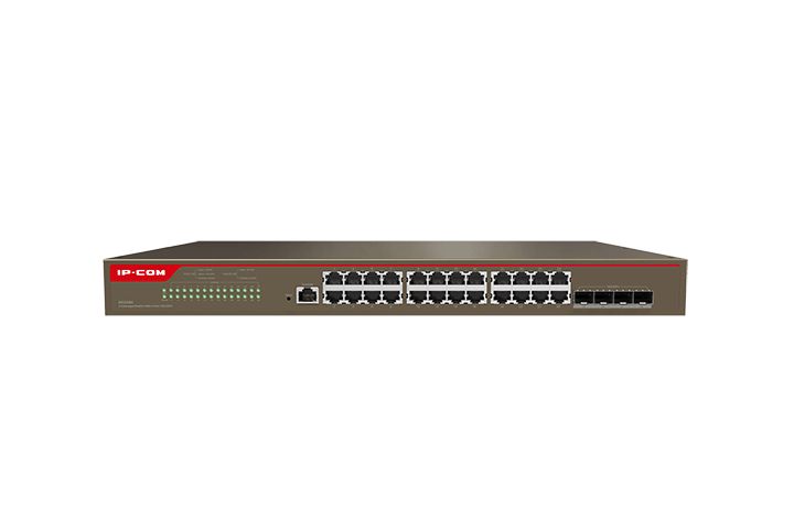 IP-COM SWITCH MANAGED L3, 24 PORT G + 4 SFP+ 10G - Disponibile in 3-4 giorni lavorativi