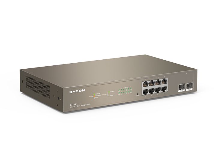 SWITCH IP-COM G3310F 8P GIGABIT + 2SFP Cloud Managed - Disponibile in 3-4 giorni lavorativi Ip-com