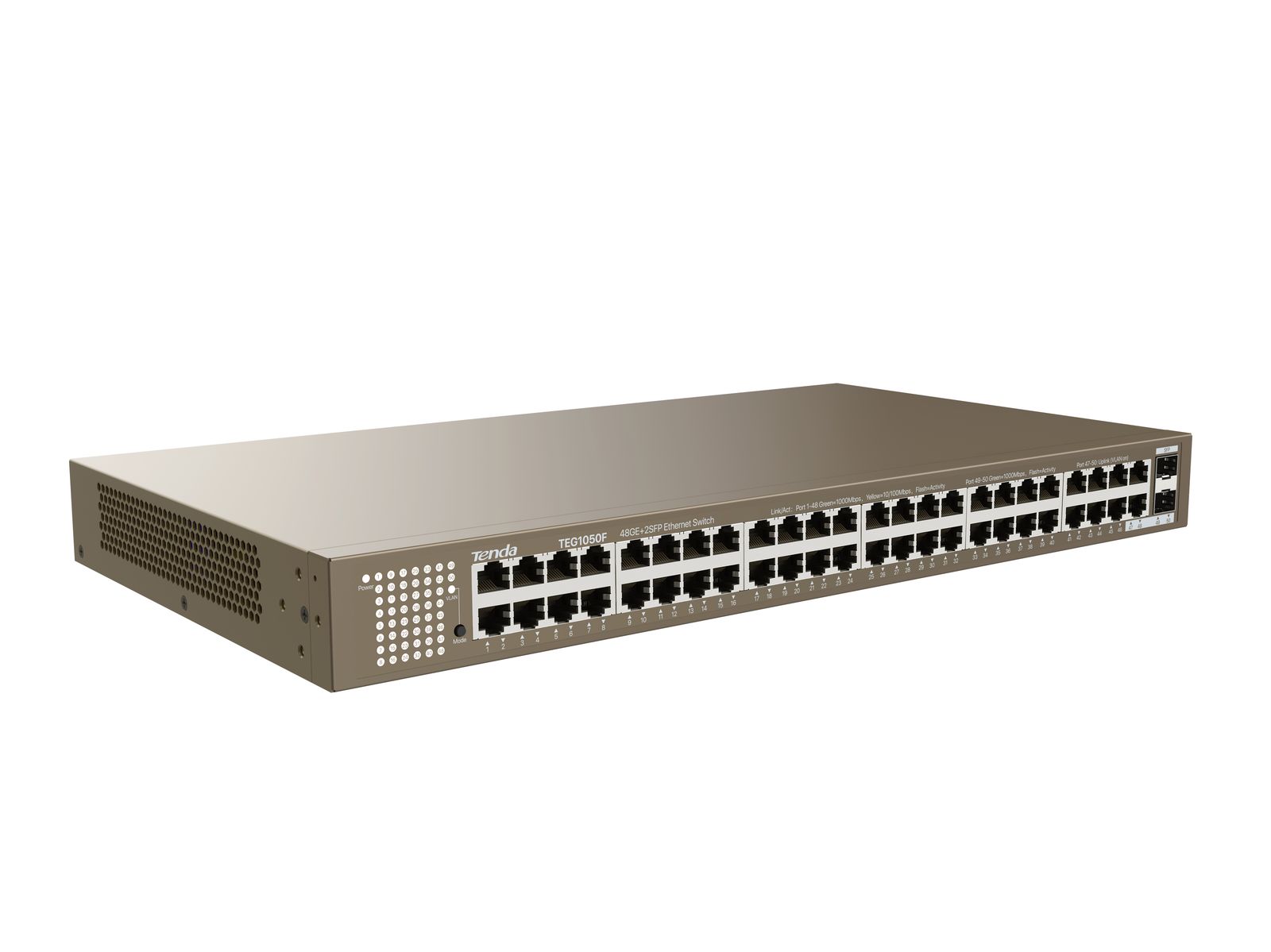 TENDA SWITCH 48GE+2SFP ETHERNET - Disponibile in 3-4 giorni lavorativi