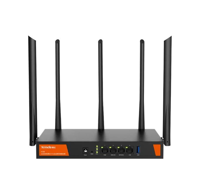 Router Tenda W30E-AX3000 Dual Band Wi-Fi 6-RAM 256MB, frequenza 2.4GHz/5GHz - Disponibile in 3-4 giorni lavorativi