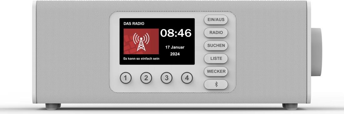 Hama Digitalradio DR2002BT, FM/DAB/DAB+/Bluetooth RX, Radiowecker, Stereo, WS (00054299) - Disponibile in 6-7 giorni lavorativi