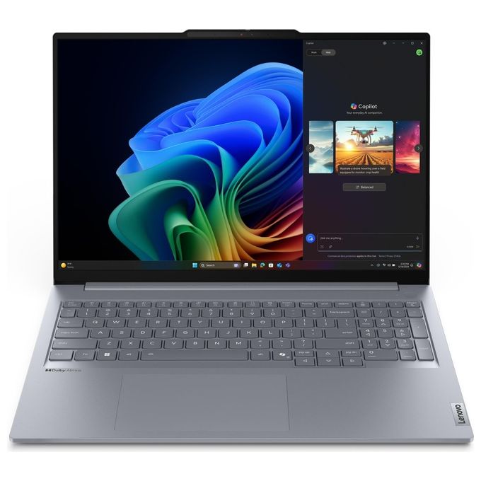 PC Notebook Nuovo Lenovo ThinkBook 16 G7 QOY Qualcomm Snapdragon X1p-42-100 16Gb Hd 512Gb Ssd 16'' Windows 11 Pro - Disponibile in 3-4 giorni lavorativi