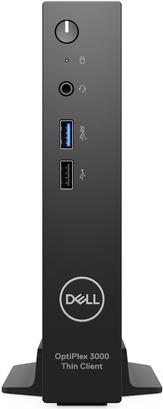 Dell OptiPlex 3000 Thin Client - Thin Client - DTS - 1 x Pentium Silver N6005 / 2 GHz - RAM 8 GB - Flash - eMMC 64 GB - UHD Graphics - 1GbE, 802.11ax (Wi-Fi 6E) - WLAN: Bluetooth, 802.11a/b/g/n/ac/ax (Wi-Fi 6E) - Dell ThinOS - Monitor: keiner - Schwa...