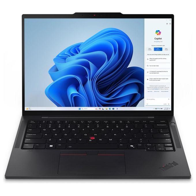 PC Notebook Nuovo Lenovo ThinkPad T14s Gen 5 Intel Core Ultra 7 155u 32Gb Hd 1Tb Ssd 14'' Windows 11 Pro - Disponibile in 3-4 giorni lavorativi