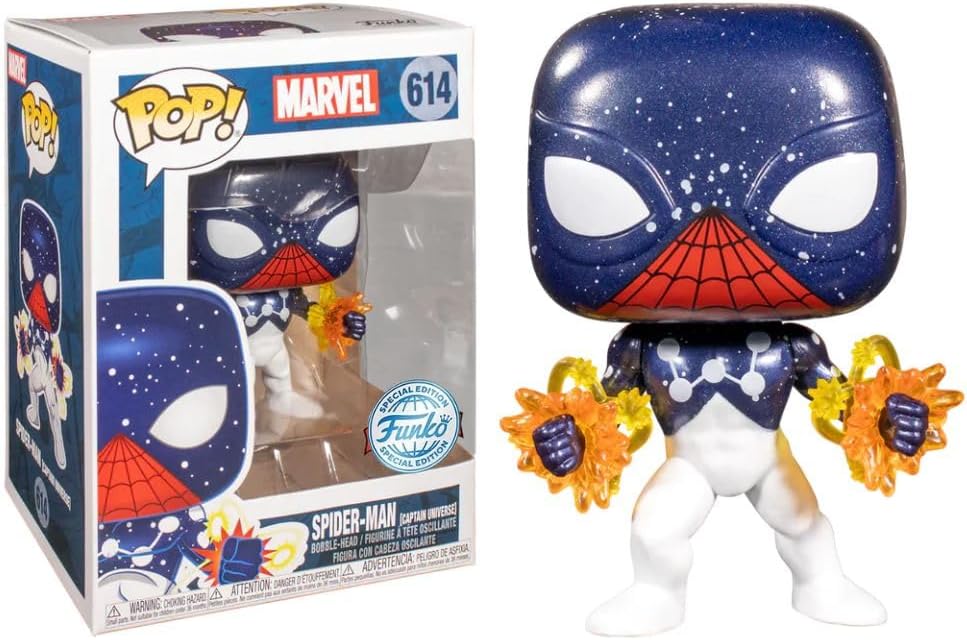 Funko Pop! FUNKO POP Marvel Comics - Captain Universe Spider-Man (Exclusive) 9 cm - Disponibilità immediata