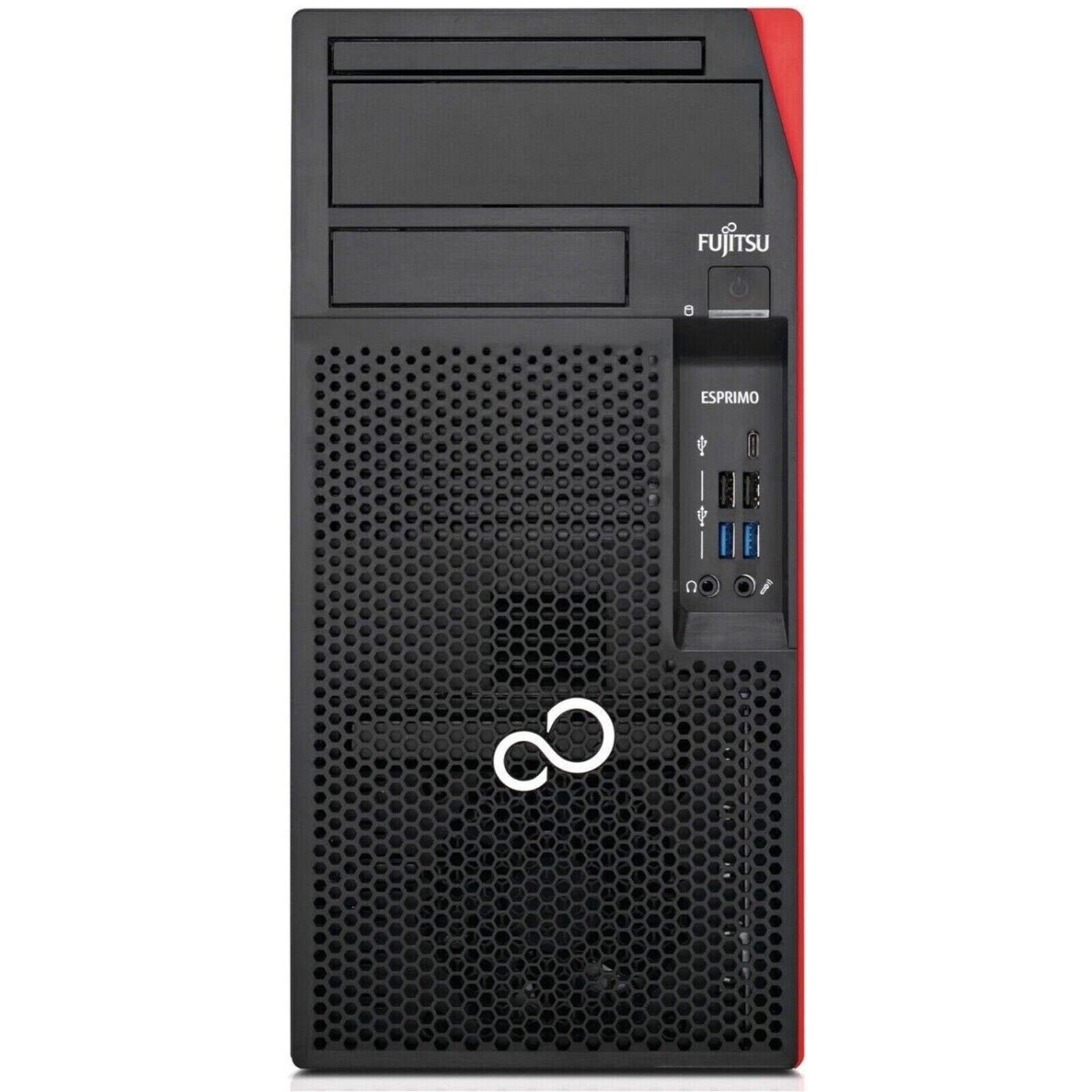 PC Desktop Ricondizionato - Grado A - Fujitsu Esprimo P757 Tower PC Computer Intel i5-7400 Ram 8GB SSD 256GB (Ricondizionato Grado A) - Disponibile in 2-4 giorni lavorativi