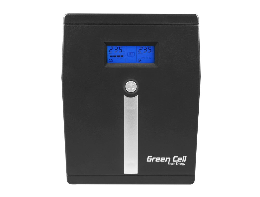 Greencell UPS Gruppo Di Continuità 1500VA 4 Schuko UPS04 - Disponibile in 2-4 giorni lavorativi