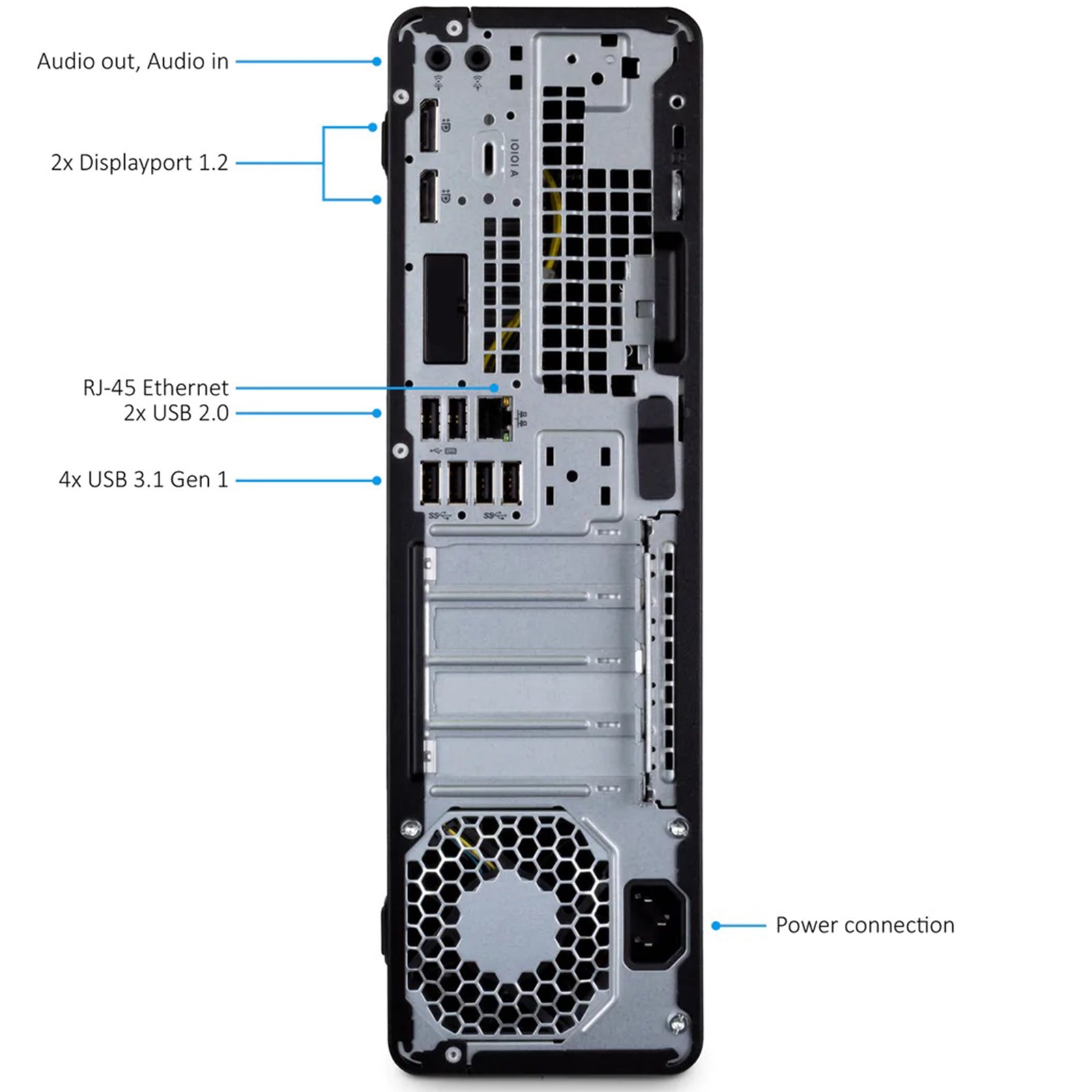 PC Desktop Ricondizionato - Grado A - HP EliteDesk 800 G3 SFF Computer Intel i7-6700 Ram 16GB SSD 1TB NVMe (Ricondizionato Grado A) - Disponibile in 2-4 giorni lavorativi