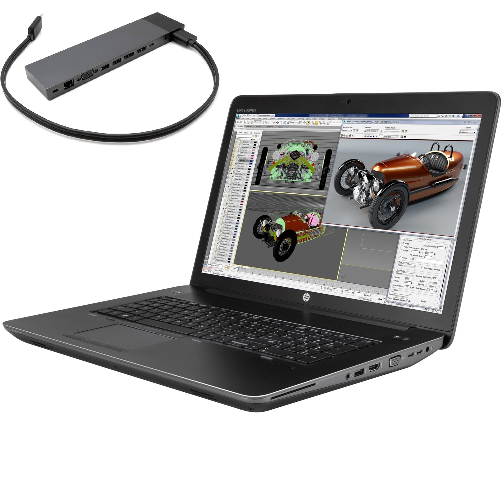 Notebook ricondizionato - Grado A - HP Workstation ZBook 17 G3 Notebook 17.3" Intel i5-6440HQ Ram 16GB SSD 512GB Webcam + Docking Station (Ricondizionato Grado A) - Disponibile in 2-4 giorni lavorativi