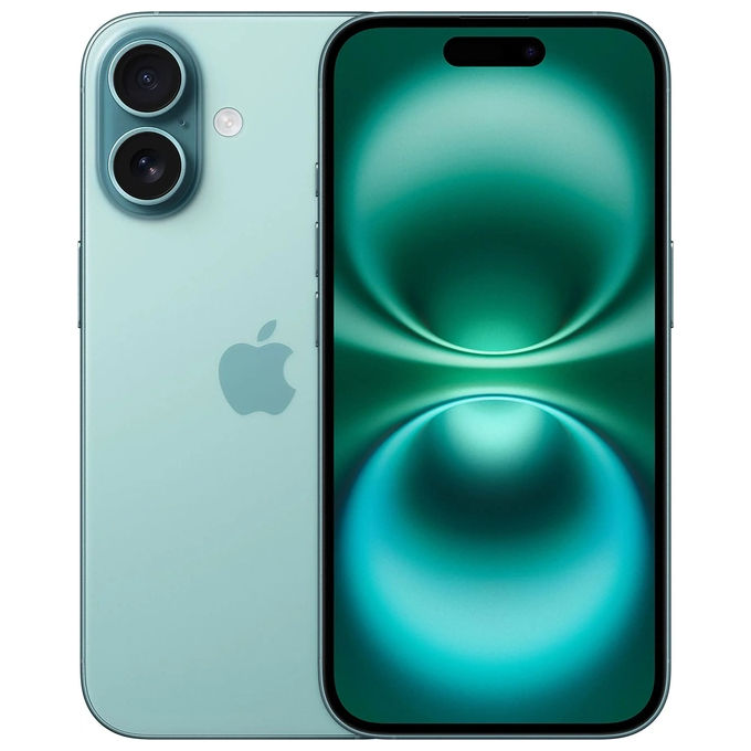 Smartphone nuovo Apple iPhone 16 256Gb 6.1'' Verde acqua Italia - Disponibile in 3-4 giorni lavorativi