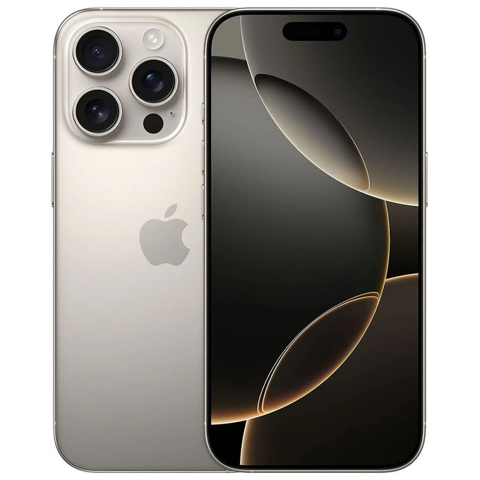 Smartphone nuovo Apple iPhone 16 Pro 128Gb 6.3'' Titanio Naturale Italia - Disponibile in 3-4 giorni lavorativi