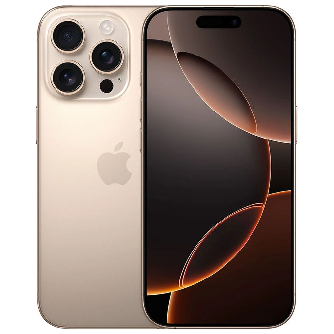 Smartphone nuovo Apple iPhone 16 Pro 256Gb 6.3'' Titanio Sabbia Italia - Disponibile in 3-4 giorni lavorativi