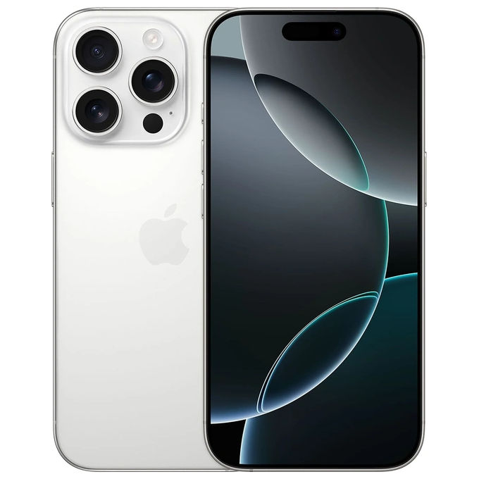 Smartphone nuovo Apple iPhone 16 Pro 256Gb 6.3'' Titanio Bianco Italia - Disponibile in 3-4 giorni lavorativi