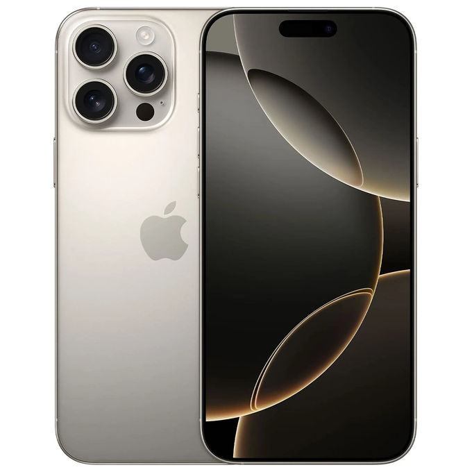 Smartphone nuovo Apple iPhone 16 Pro Max 512Gb 6.9'' Titanio Naturale Europa - Disponibile in 3-4 giorni lavorativi