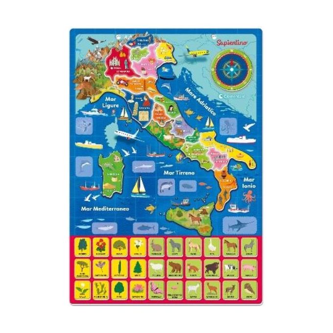 Clementoni Geo Puzzle Magnetico Italia - Disponibile in 3-4 giorni lavorativi