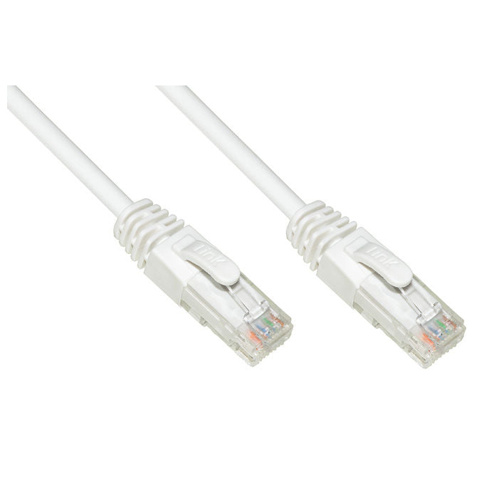 Link Cavo di Rete Categoria 6a Non Schermato Utp Awg24 Bianco Halogenfree 50mt - Disponibile in 3-4 giorni lavorativi