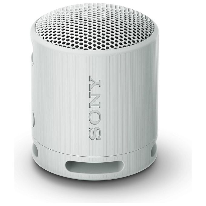 Sony SRS-XB100 Speaker Wireless Bluetooth Portatile Ip67 Impermeabile e Antipolvere Batteria da 16 Ore Cinturino Versatile Chiamate in Vivavoce Grigio - Disponibile in 3-4 giorni lavorativi