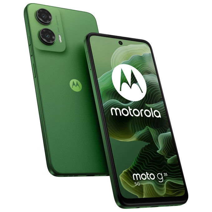 Smartphone nuovo Motorola Moto g35 5G 4-256Gb 6.72'' 120Hz Dual Sim Leaf Green - Disponibile in 3-4 giorni lavorativi