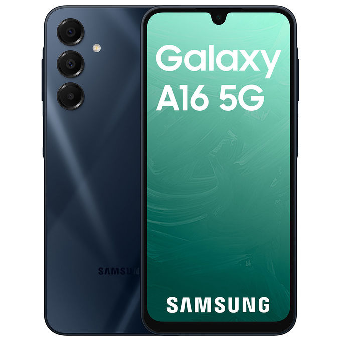 Smartphone nuovo Samsung Galaxy A16 5G 4-128Gb 6.7'' Amoled Dual Sim Blue Black Italia - Disponibile in 3-4 giorni lavorativi