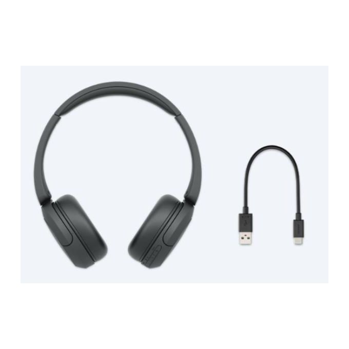 Sony Cuffie Bluetooth Wireless WH-CH520 Durata della Batteria Fino a 50 Ore con Ricarica Rapida Stile On-ear Blu - Disponibile in 3-4 giorni lavorativi