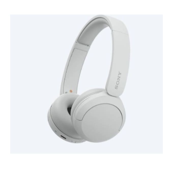 Sony Cuffie Bluetooth Wireless WH-CH520 Durata della Batteria Fino a 50 Ore con Ricarica Rapida Stile On-Ear Bianco - Disponibile in 3-4 giorni lavorativi