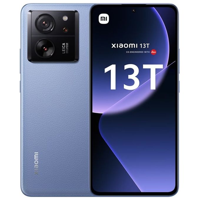 Smartphone nuovo Xiaomi 13T 5G 8Gb 256Gb 6.67'' Amoled 144Hz Dual Sim Alpine Blue - Disponibile in 3-4 giorni lavorativi