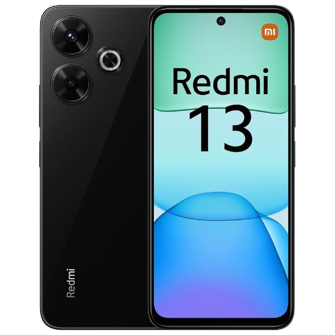 Smartphone nuovo Xiaomi Redmi 13 6Gb 128Gb 6.79'' Dual Sim Midnight Black Wind3 - Disponibile in 3-4 giorni lavorativi