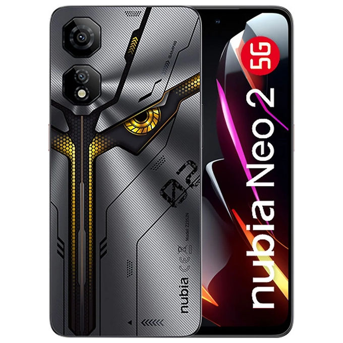 Smartphone nuovo ZTE Nubia Neo 2 5G 8Gb 256Gb 6.72'' 120Hz Dual Sim Storm Gray - Disponibile in 3-4 giorni lavorativi