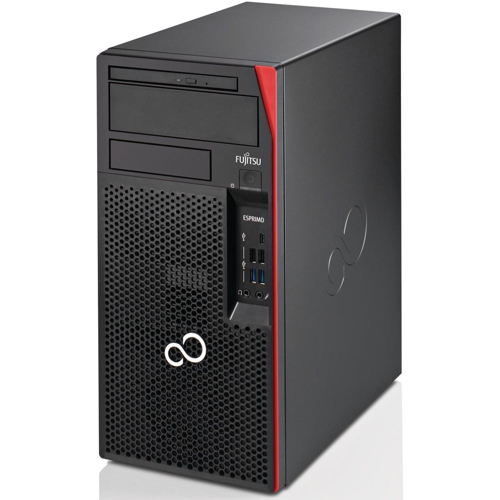 PC Desktop Ricondizionato - Grado A - PC Computer Ricondizionato Fujitsu Esprimo P757 Tower Intel i7-6700T Ram 8GB SSD 240GB Freedos - Disponibile in 2-4 giorni lavorativi