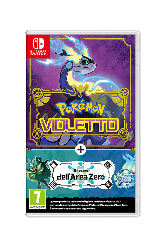 Switch Pokemon Violetto + Il tesoro dell'Area Zero - Disponibilità immediata