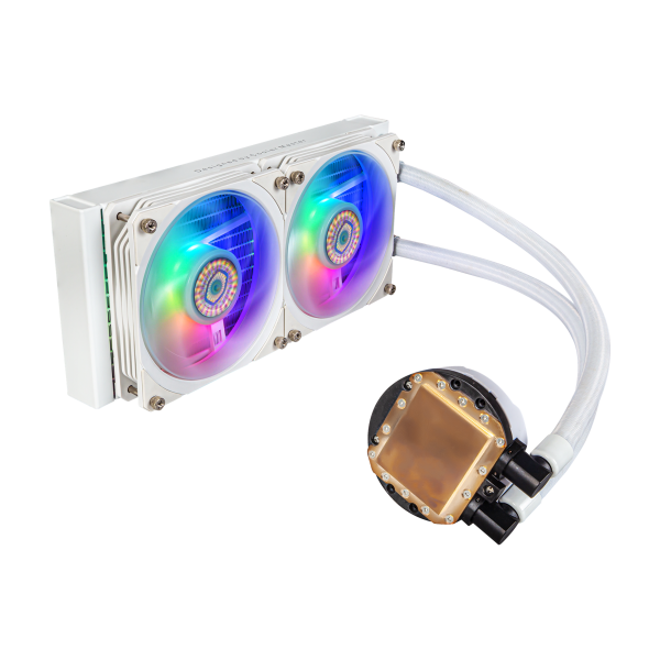 COOLER MASTER DISSIPATORE MASTERLIQUID PL240 FLUX WHITE EDITION ARGB LIQUID COOLER DISSIPATORE - Disponibile in 3-4 giorni lavorativi Cooler Master