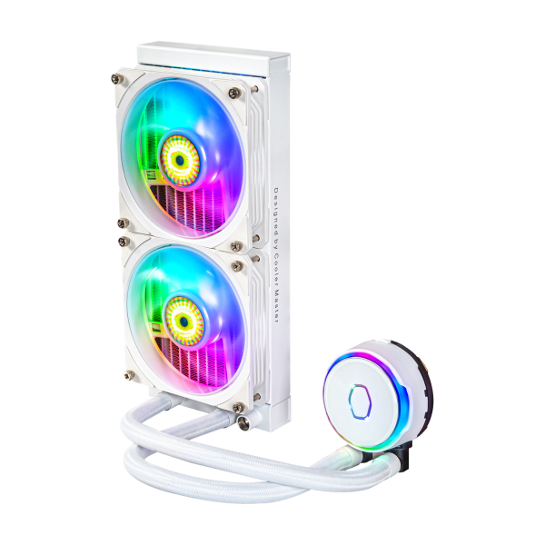 COOLER MASTER DISSIPATORE MASTERLIQUID PL240 FLUX WHITE EDITION ARGB LIQUID COOLER DISSIPATORE - Disponibile in 3-4 giorni lavorativi Cooler Master