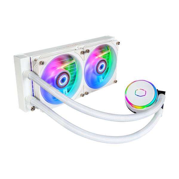 COOLER MASTER DISSIPATORE MASTERLIQUID PL240 FLUX WHITE EDITION ARGB LIQUID COOLER DISSIPATORE - Disponibile in 3-4 giorni lavorativi Cooler Master