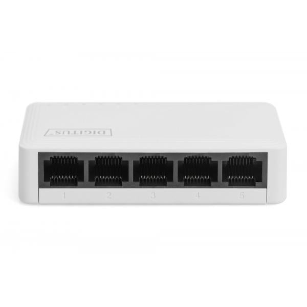 Digitus DN800631 Switch Gigabit 5 Porte Non gestito - Disponibile in 3-4 giorni lavorativi Digitus