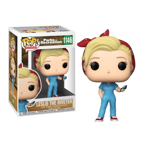 FUNKO POP PARKS AND RECREATION 1146 - LESLIE THE RIVETER Disponibile in 2-4 giorni lavorativi Funko