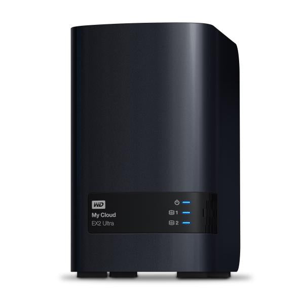 WD My Cloud EX2 Ultra WDBVBZ0000NCH Dispositivo di storage personal cloud 2 alloggiamenti RAID 0, 1, JBOD Gigabit Ethernet iSCSI - Disponibile in 3-4 giorni lavorativi Wd